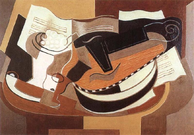 Juan Gris Fruit dish oil painting picture